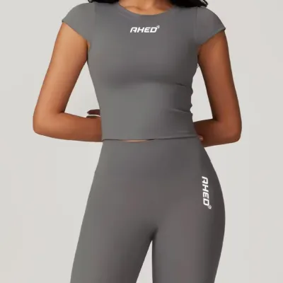 مجموعة كلاودسوفت – بلوزة (رمادي، مقاس كبير)