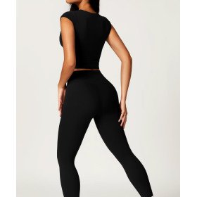 بنطلون ضيق من مجموعة كلاودسوفت - أسود أونيكس (مقاس كبير)