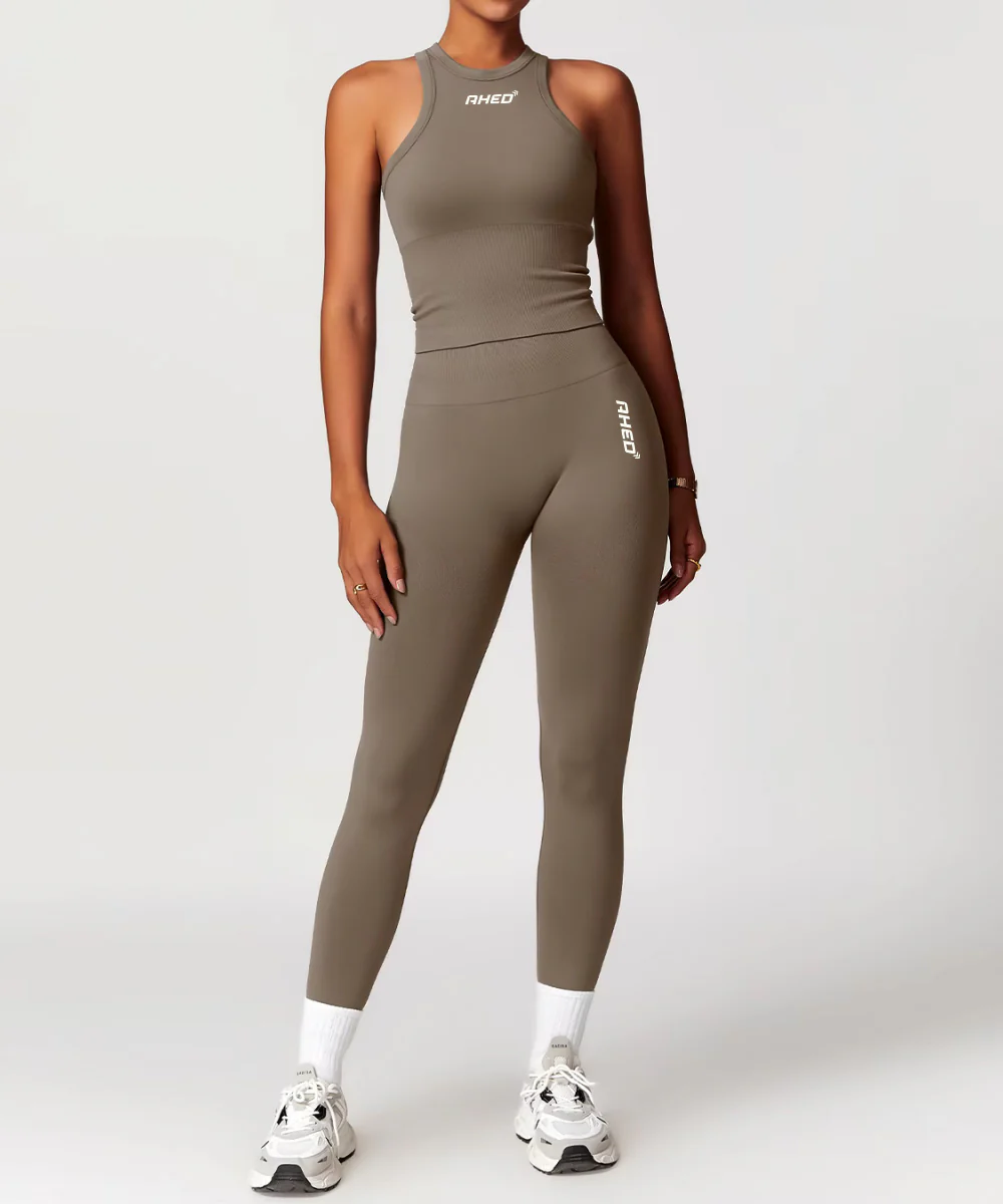 Sculpt Collection Leggings – Taupe Brown (M)