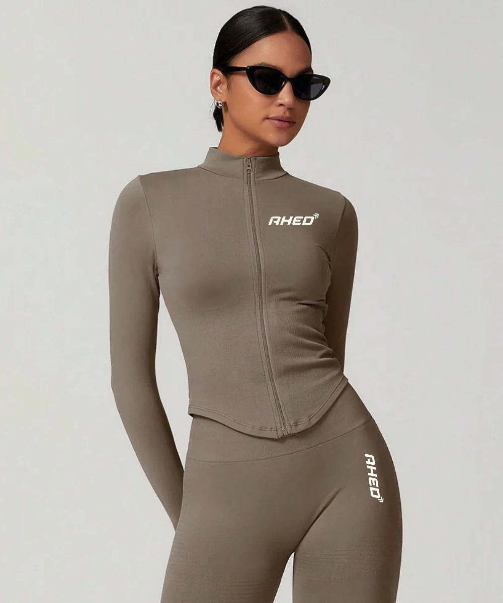 Sculpt Collection Jacket – Taupe Brown (M)