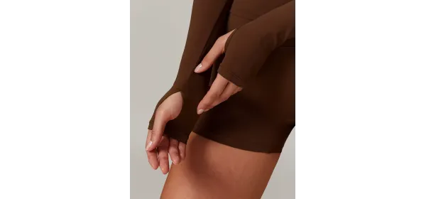 جاكيت من مجموعة كلاودسوفت - بني قهوة (متوسط)