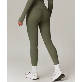 بنطلون ضيق من مجموعة كلاودسوفت - أخضر عسكري (مقاس كبير)