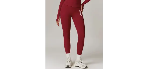 بنطلون ضيق من مجموعة كلاودسوفت - لون أحمر كرزي (مقاس كبير)