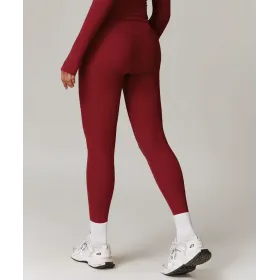 بنطلون ضيق من مجموعة كلاودسوفت - لون أحمر كرزي (مقاس كبير)