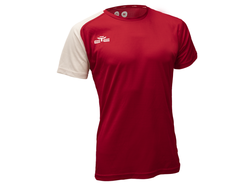 T SHIRT ENERGY RED/WHITE-M