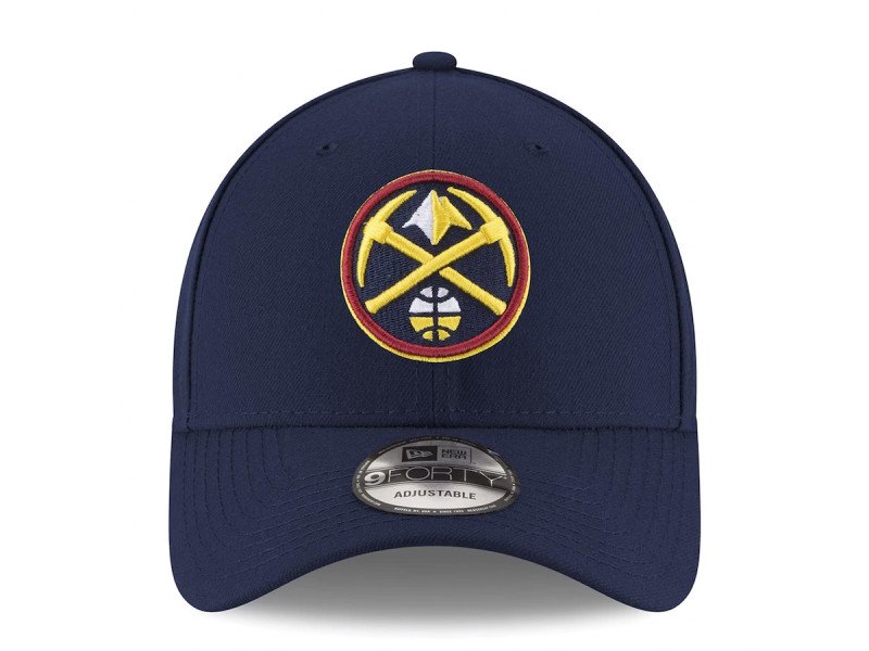 Men's Denver Nuggets New Era Navy The League 9FORTY Adjustable Hat