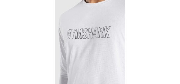 GYMSHARK- WHITE-XXL
