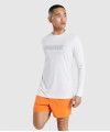 GYMSHARK- WHITE-XXL