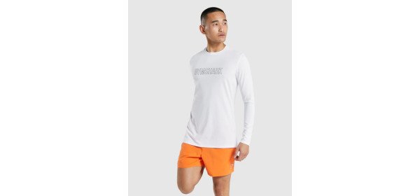 GYMSHARK- WHITE-XXL
