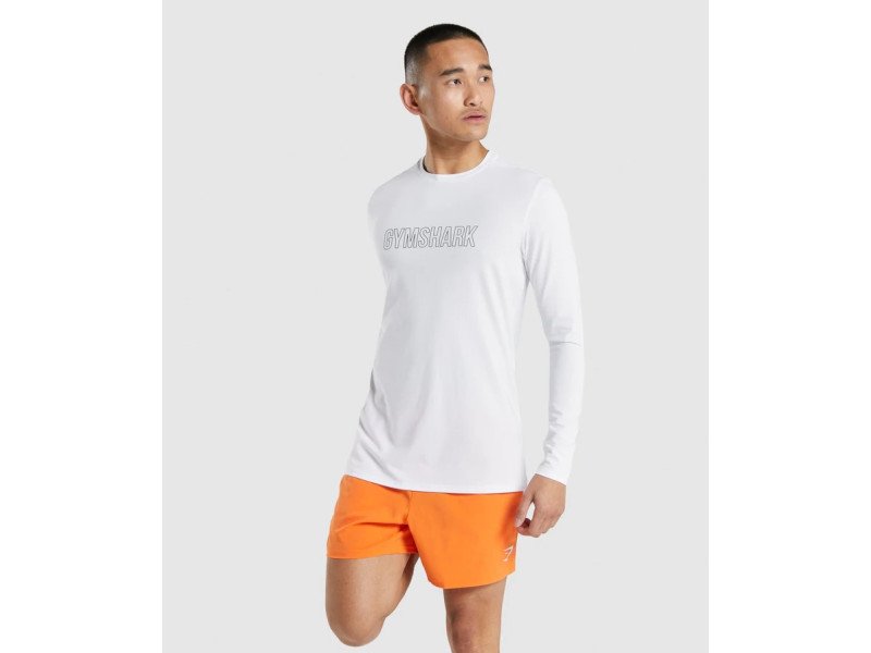 GYMSHARK- WHITE-XXL
